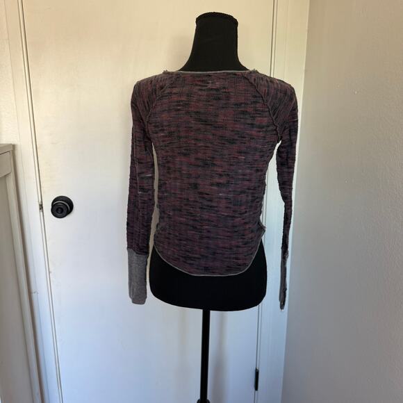 Free People Space Out Long Sleeve Knit Top  - xs - Picture 7 of 13